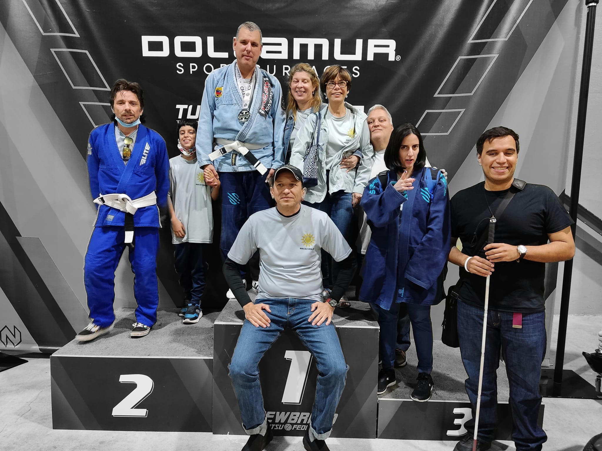 Seed Of Light and Brazilian Jiu-Jitsu community at an adaptive sports event